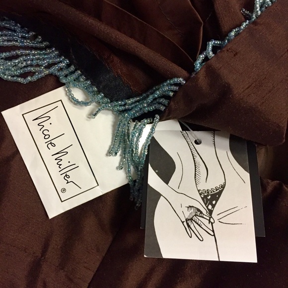 🆕 NICOLE MILLER beaded SILK dress! - Picture 8 of 13